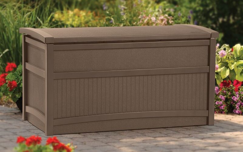 Outdoor 50 Gallon Resin Deck Box