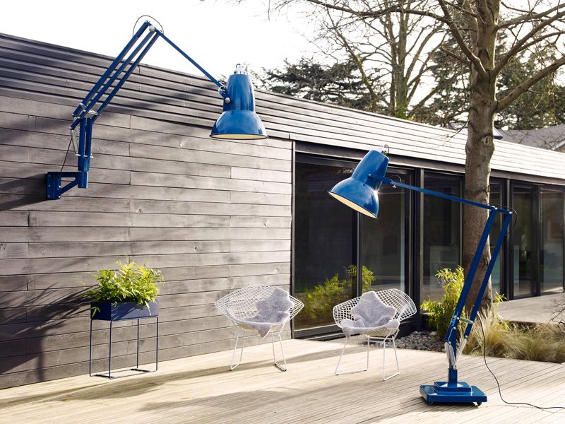 Oversized Anglepoise lamps