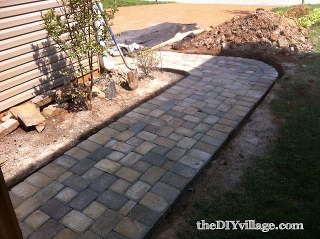 install a paver pathway