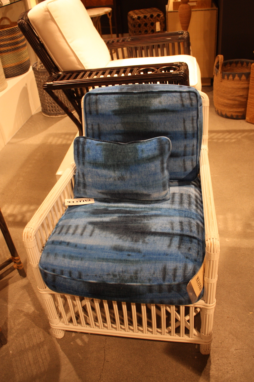 Palecek blue cushions