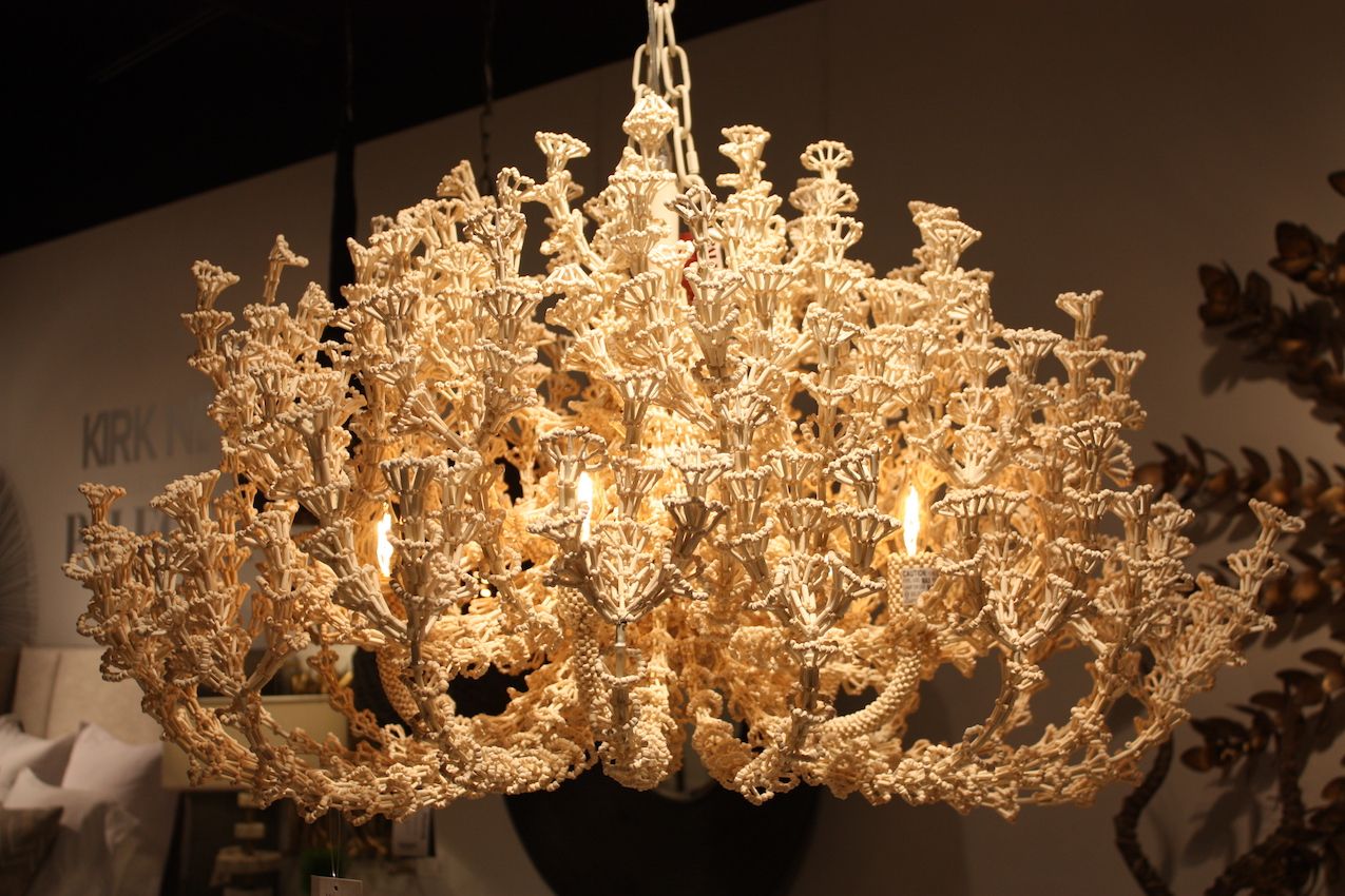 Palecek coral chandelier design