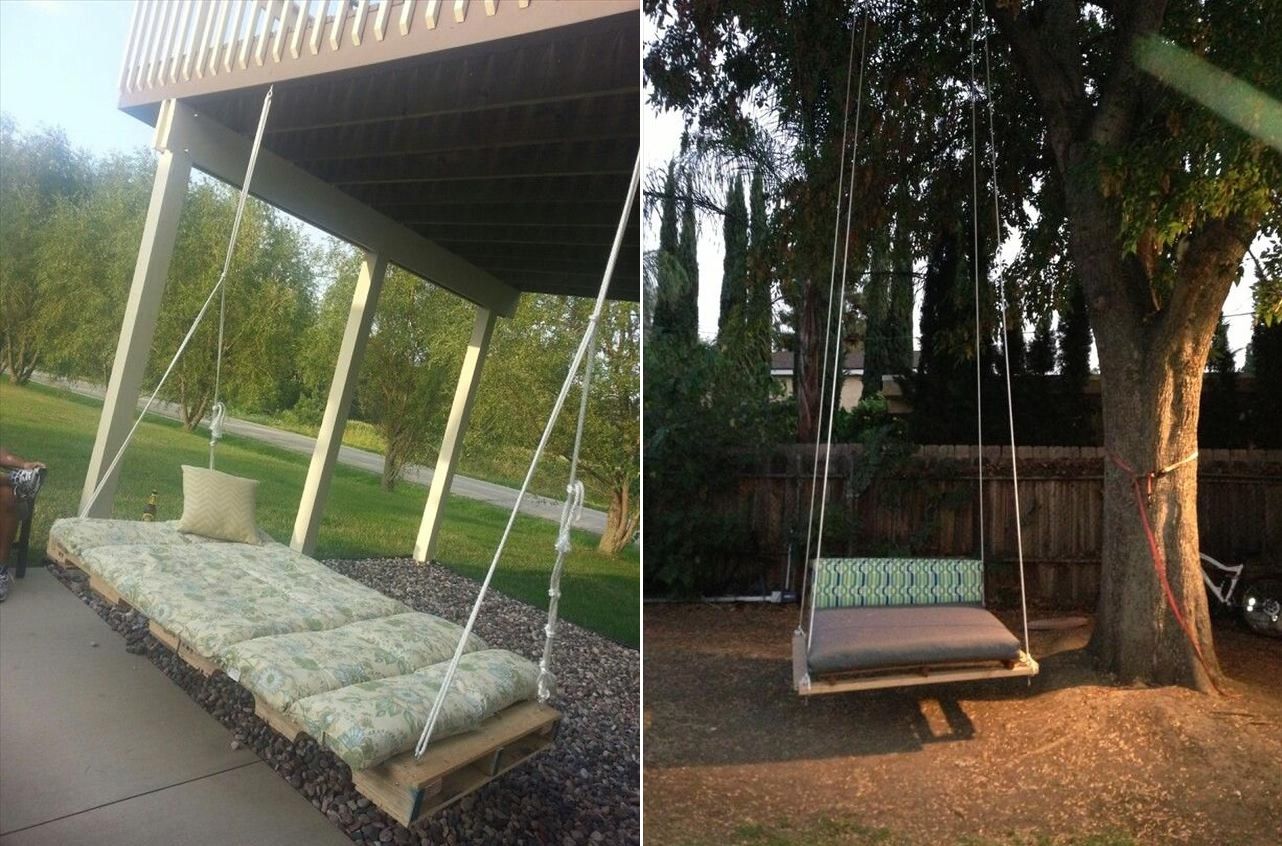 Pallet Swing Idea DIY Project