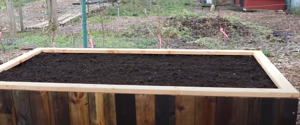 Raised Plant Beds for a Garden build a pallet planter