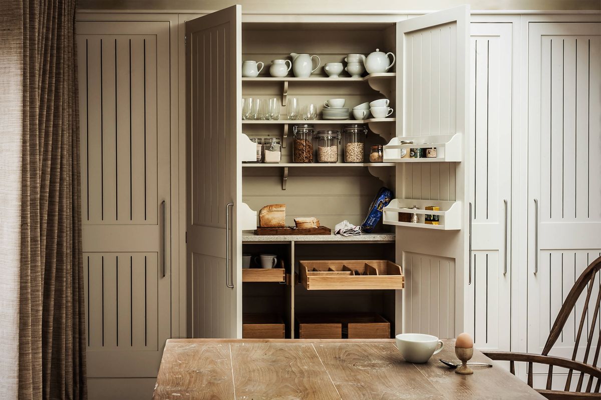 Paneled Farmhouse Double Pantry Doors