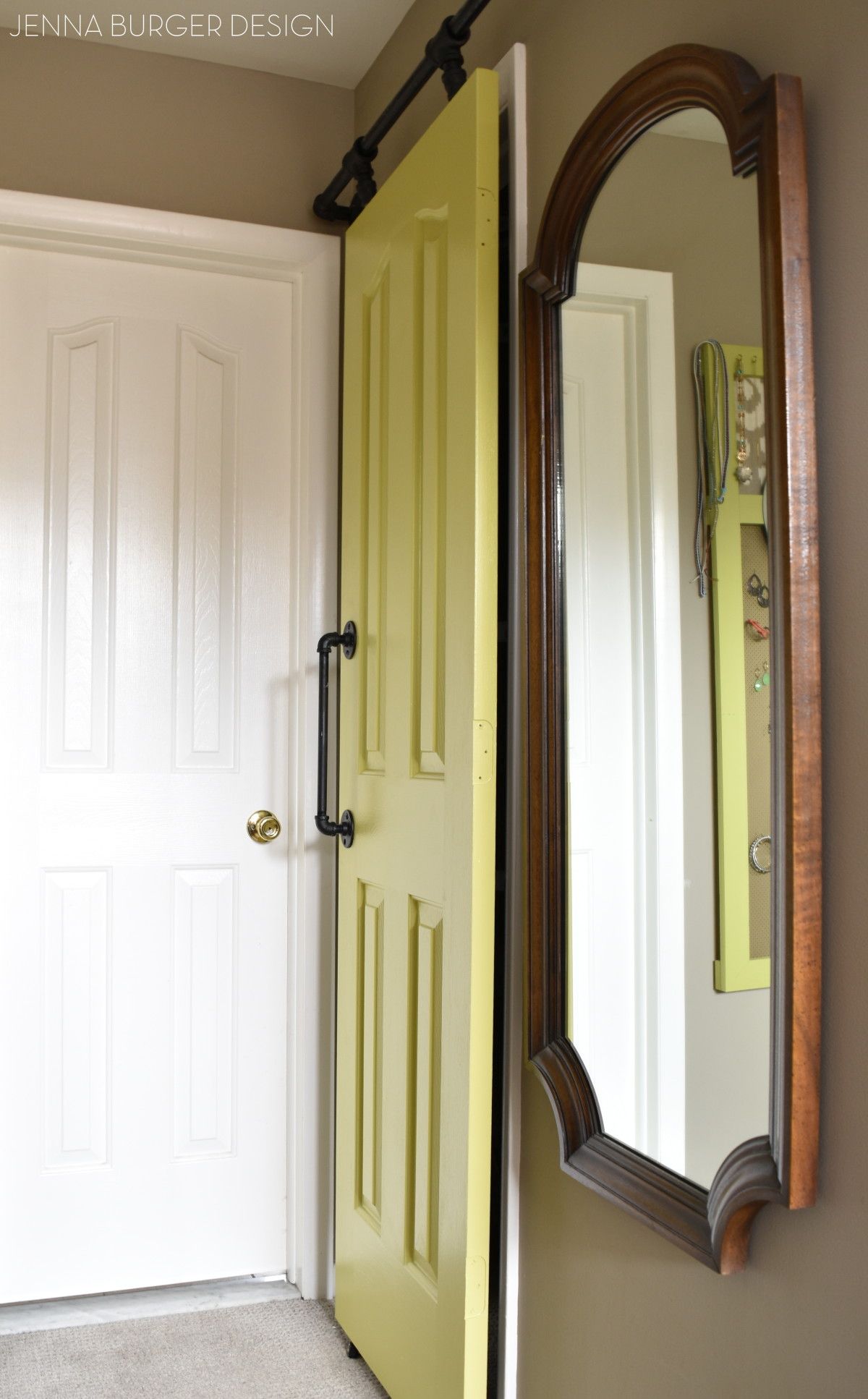 Pantry door barn DIY