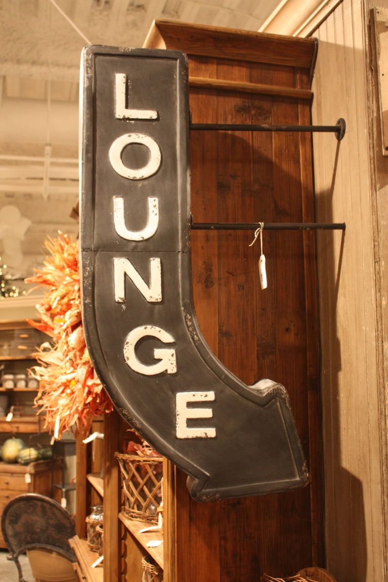 Three-dimensional signs are extra cool wall art ideas for a room.