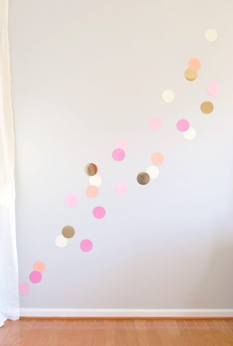 Decorate a Wall with Giant Confetti