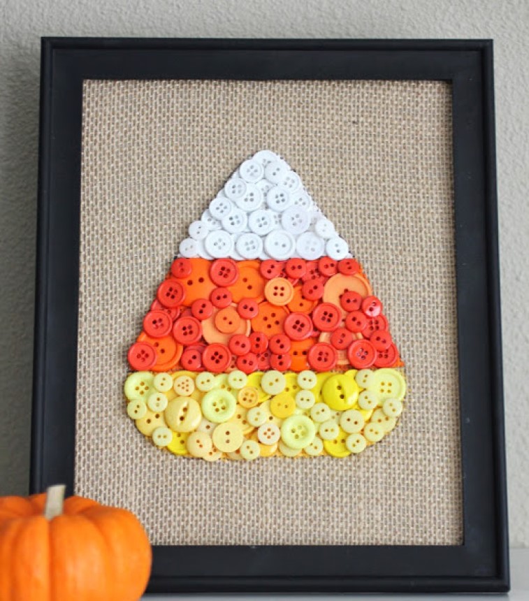 Picture Perfect DIY Fall Candy Corn Decorations