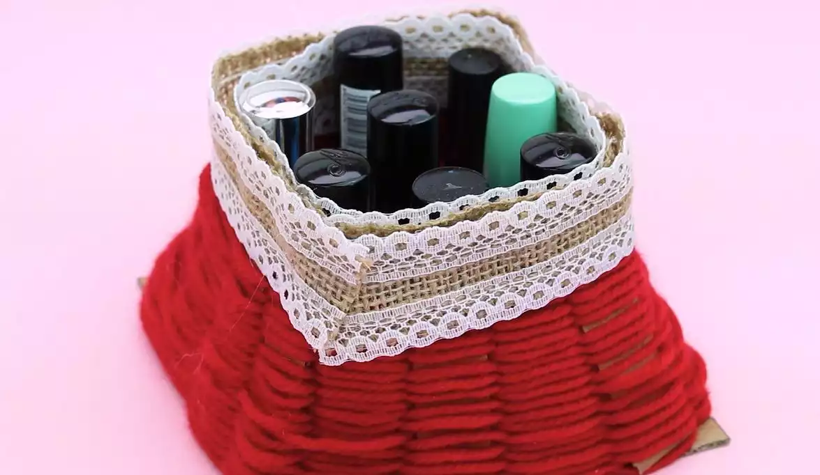 Plain Cardboard into Nifty Organizers
