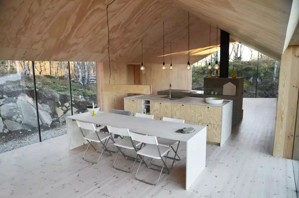 Plywood Prefab Reiulf Ramstad Arkitekter Cabin