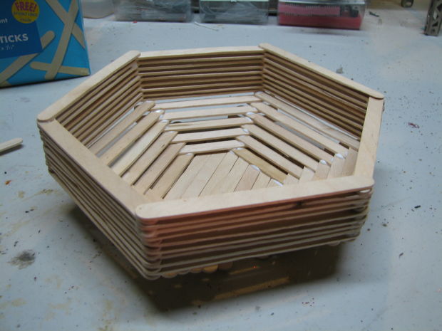 Popsicle Stick Basket