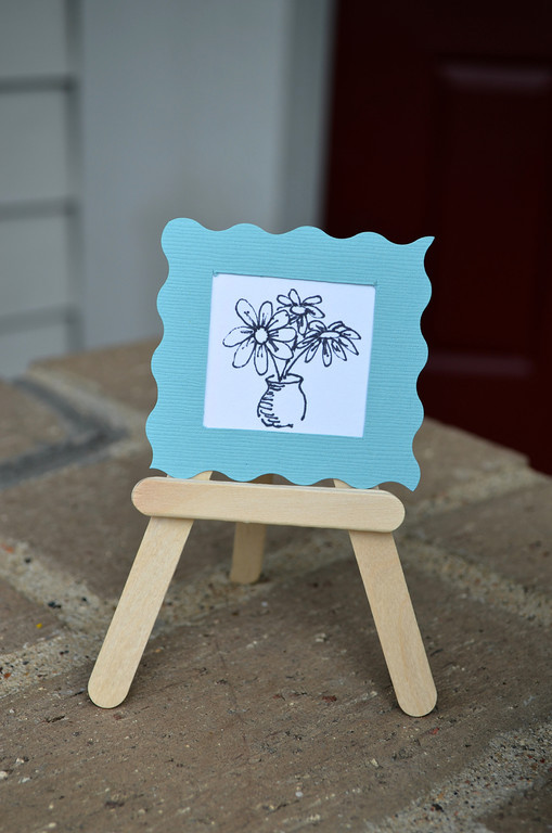 Popsicle Stick Picture Stand