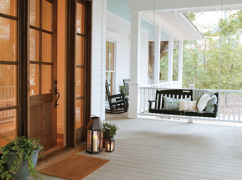 Porch seating areas