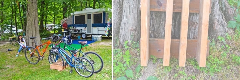 Portable bike rack