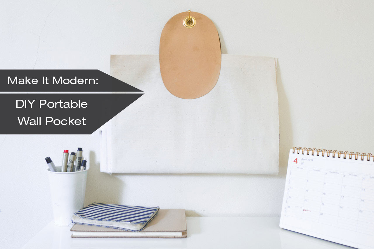 Portable wall pocket storage