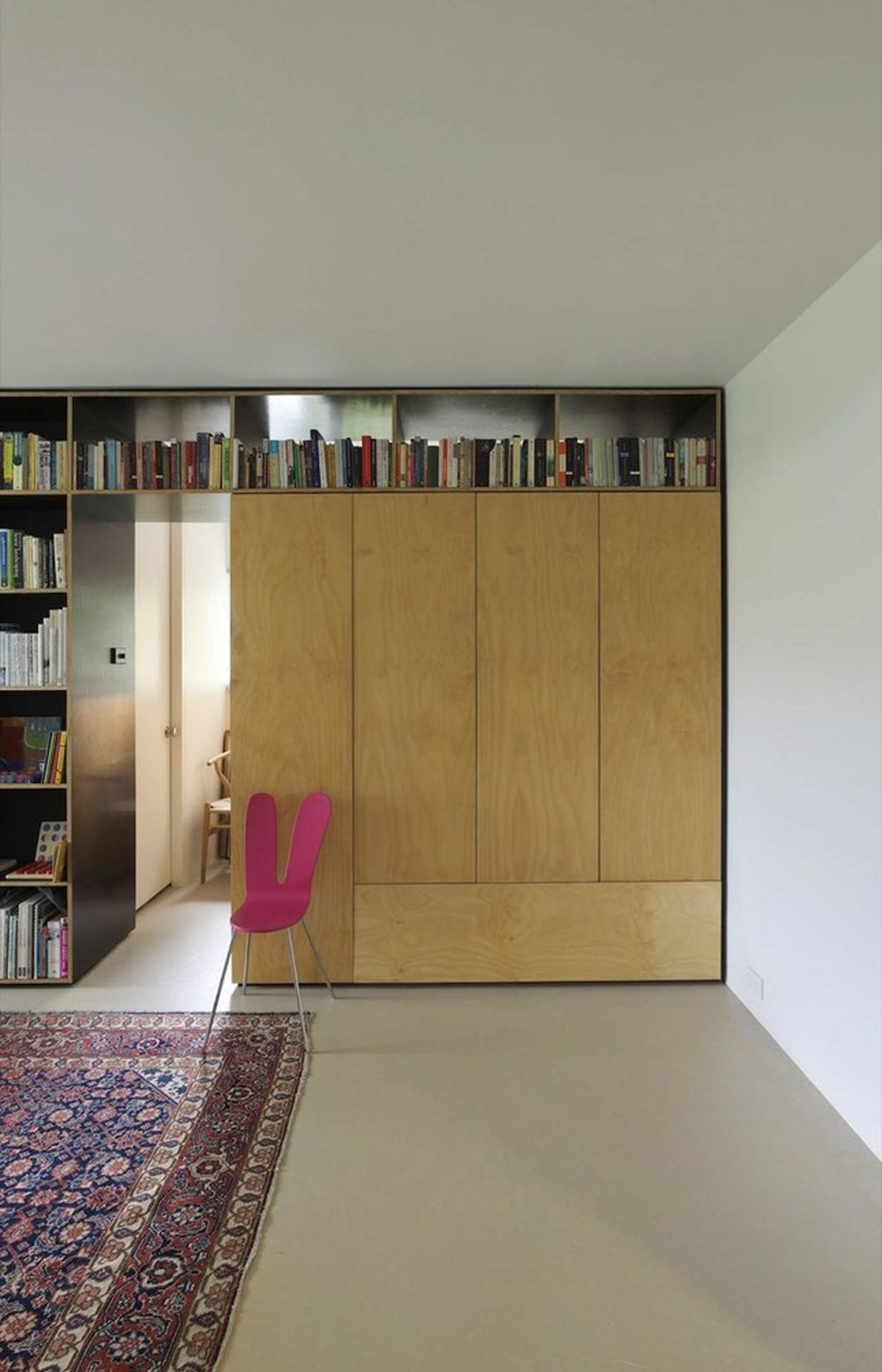 Potts Point Apartment Small decor Anthony Gill Architects sliding bed