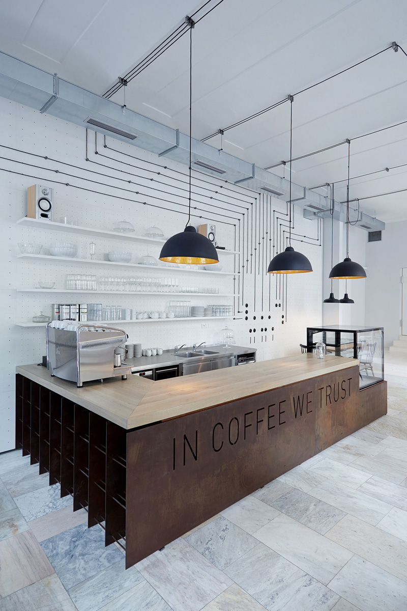 Proti Proudu Bistro coffee shop design