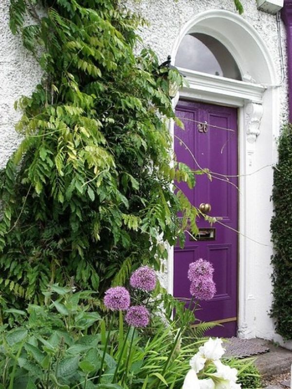 Purple Front door colors meaning