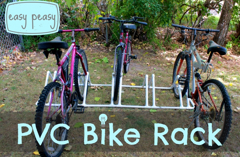 Pvc pipes bike rack