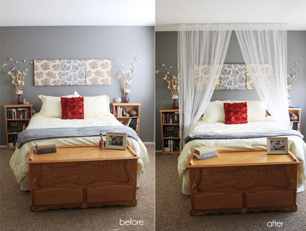 Quick and Easy Bed Canopy