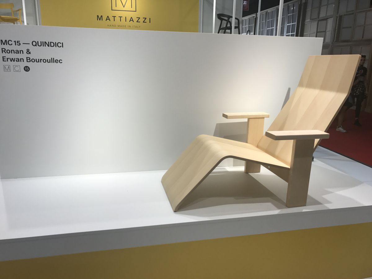 Quindici lounge chair by Ronan and Erwan Bouroullec