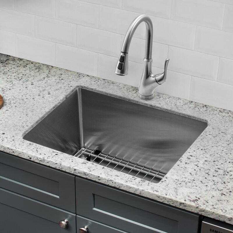 Radius Undermount Kitchen Sink with Faucet