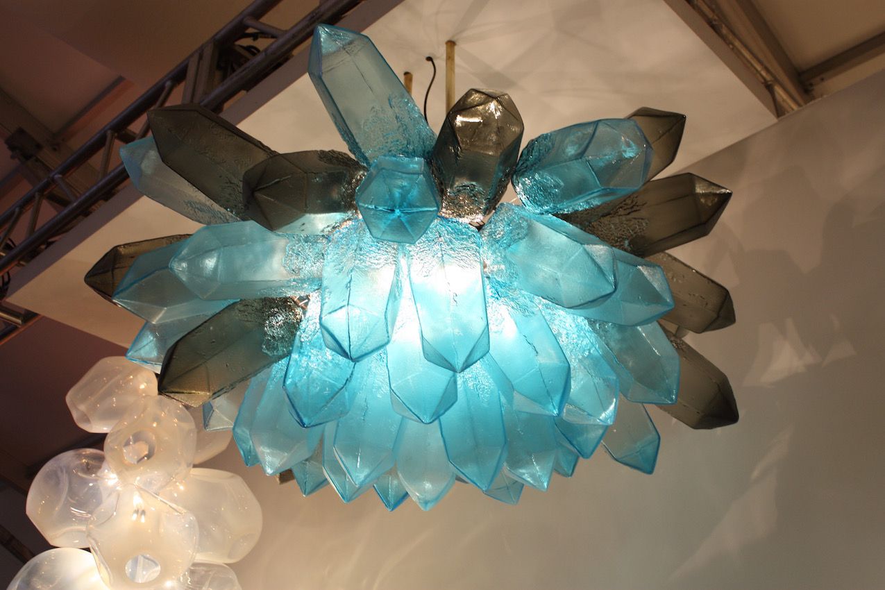 Illuminated Crystal Cluster Sculpture by Jeff Zimmerman, 2015. Available through the R and Company Gallery.