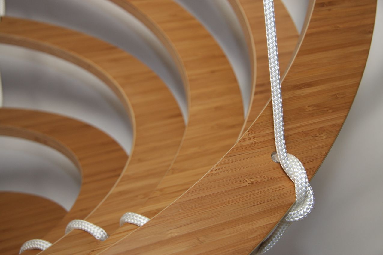 Suspension rope details.