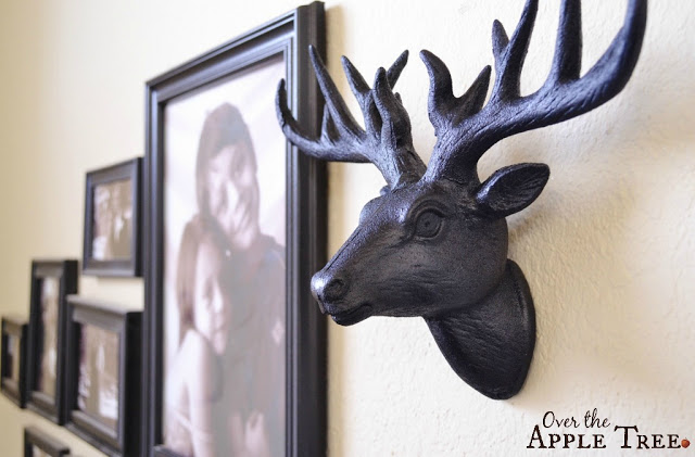 Re purpose Holiday Decorations Deer Head