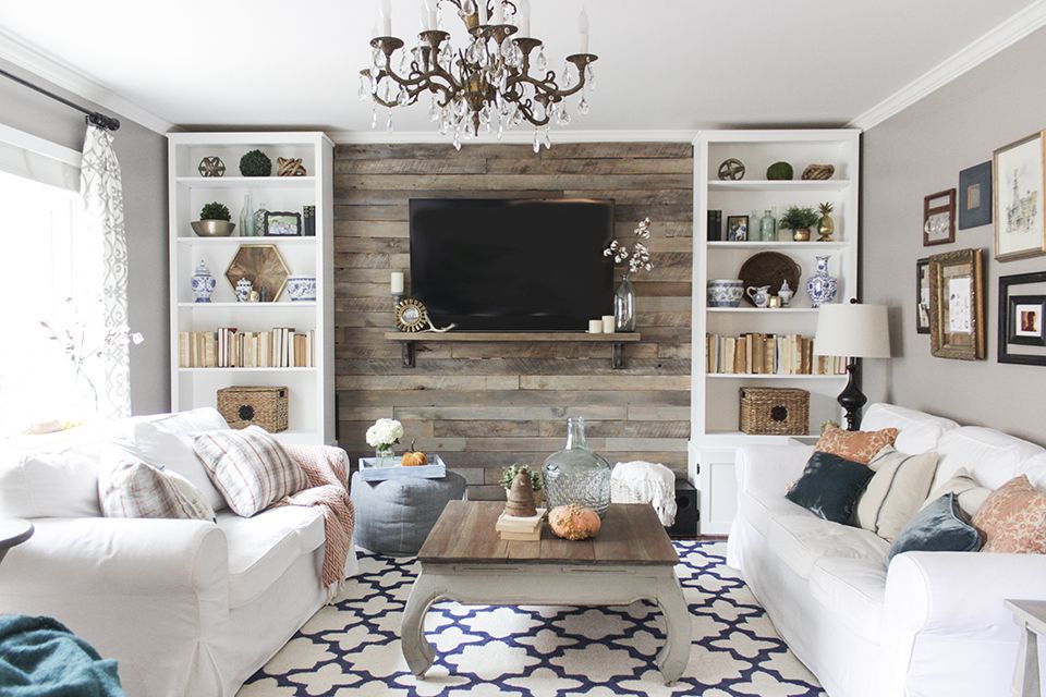 Reclaimed wood wall paneling