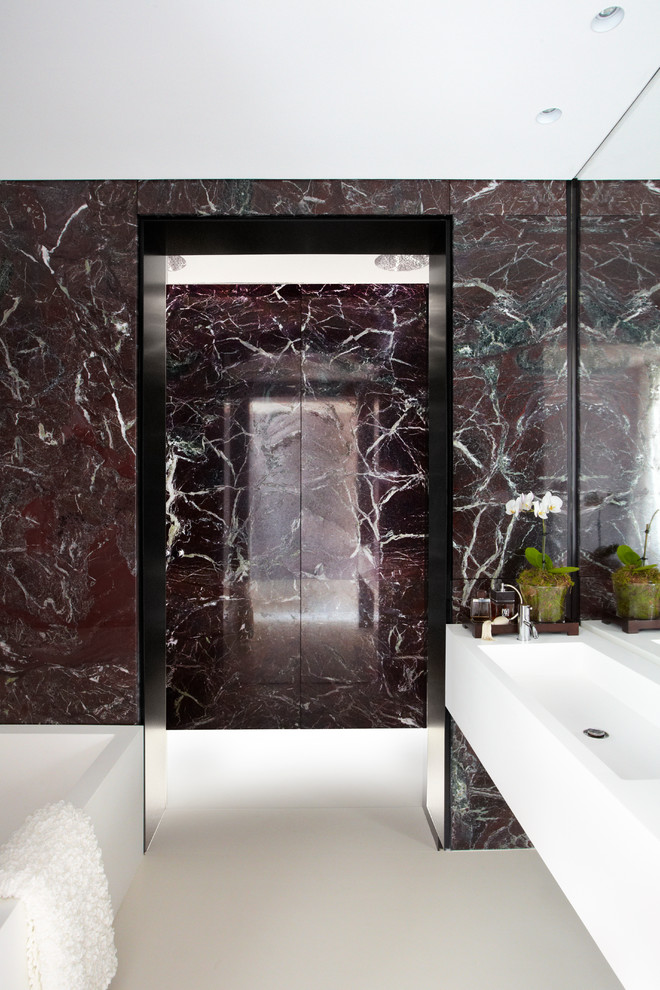 Red Marble Wall Cladding