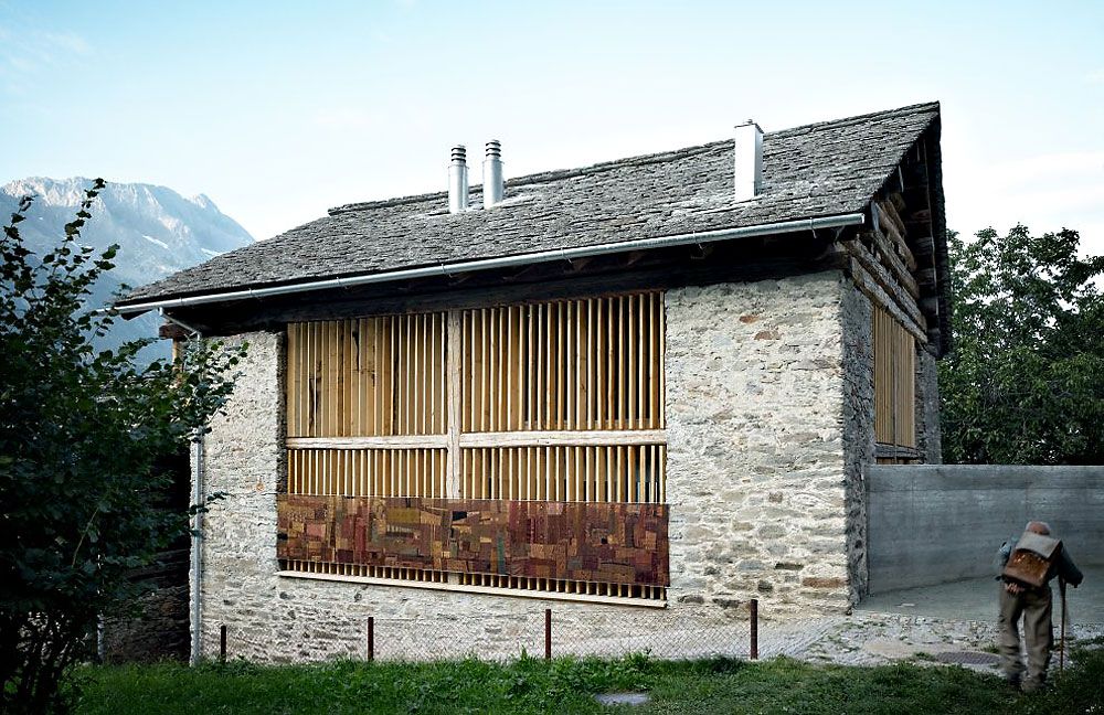 Redevelopment of a Barn in Soglio Exterior