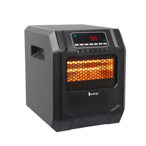 Remote Control Portable LED Fan Space 1500 Watt Electric Infrared Cabinet Heater