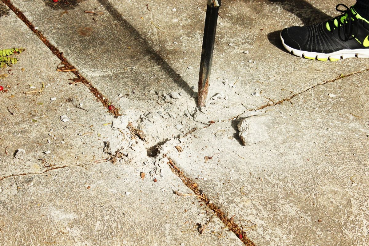 Remove Concrete Slabs on a Patio