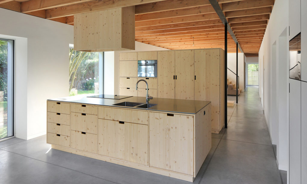 Renovated 1960s bungalow in Belgium kitchen