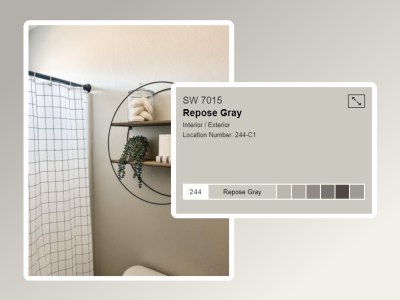 Repose Gray (SW 7015) from Sherwin Williams