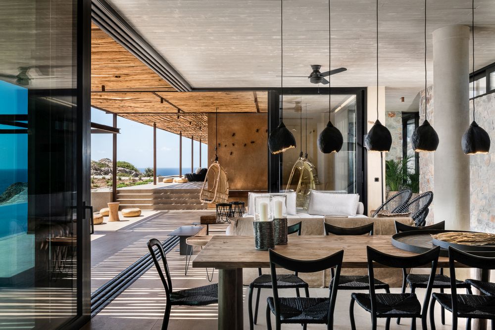 Residence in Livadia by PALY architects dining