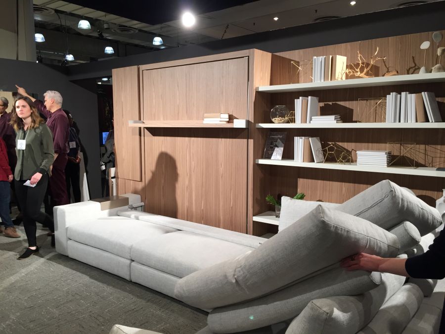 Resource furniture at ICFF 2015 - Space saving furniture demo