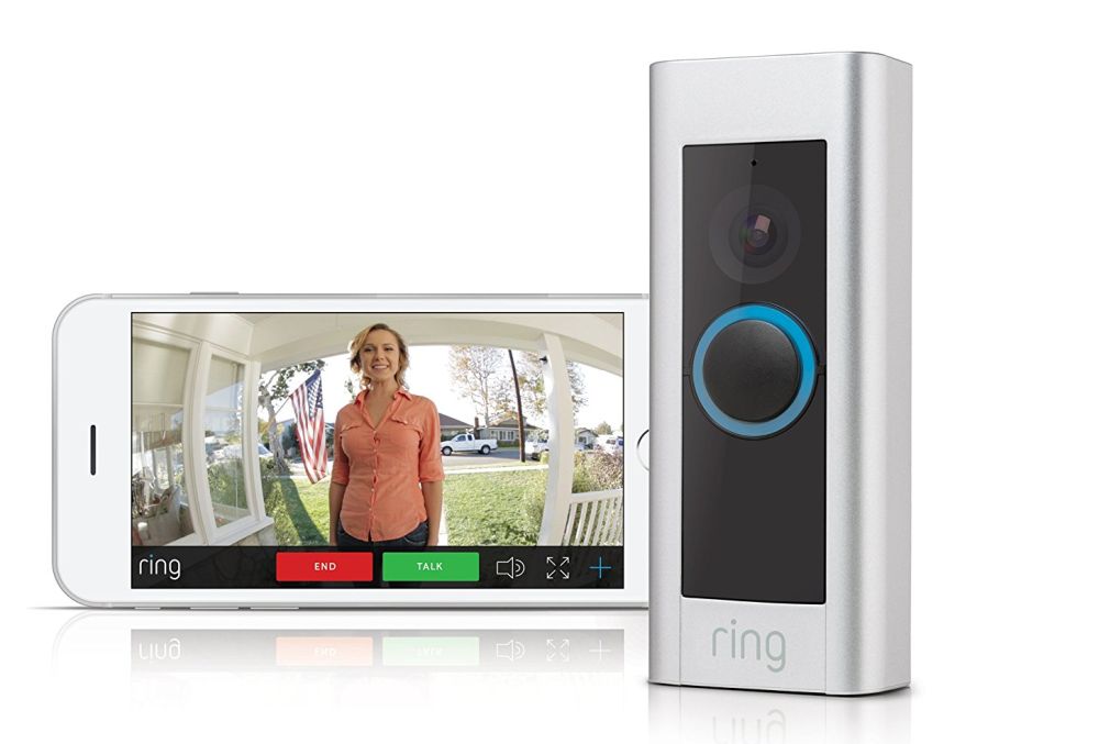 Ring Video Doorbell Pro camera on the phone