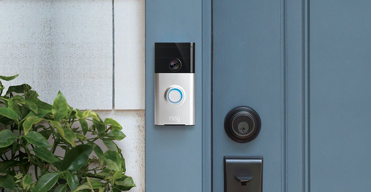 Ring modern video doorbell for smart homes