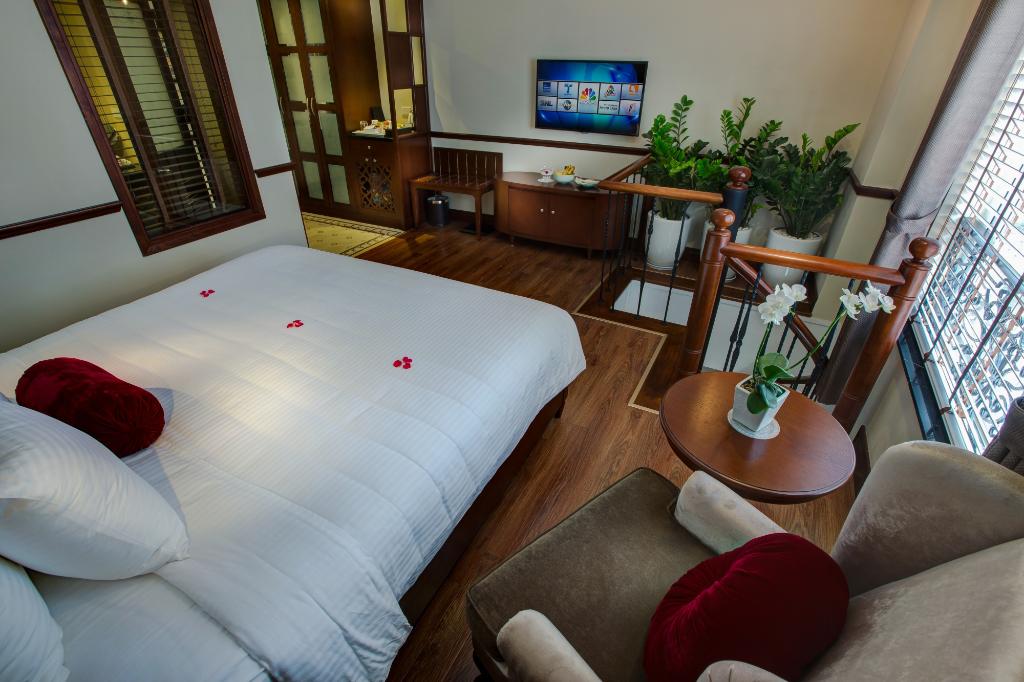 Romantic bedroom Hanoi La Siesta Hotel Spa – Hanoi Vietnam