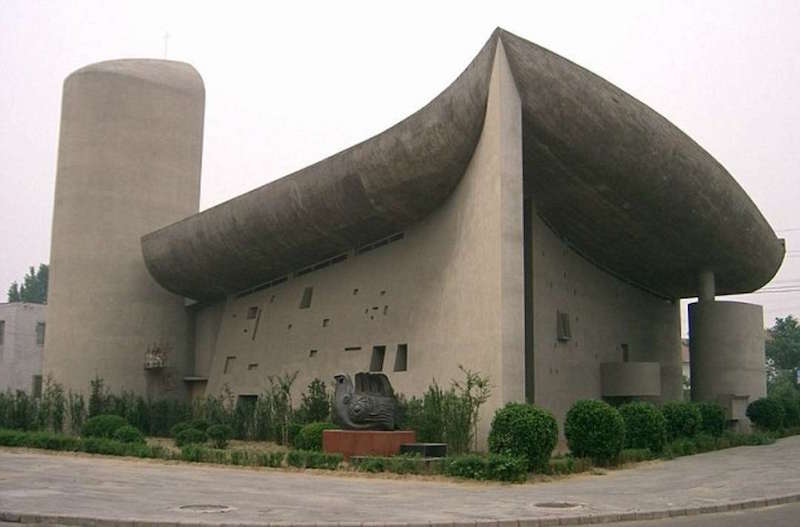 A replica of the church, demolished in 2008