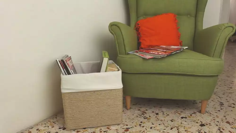 Rope-Wrapped DIY Storage Cardboard Box