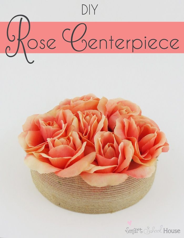 Rose paper centerpiece