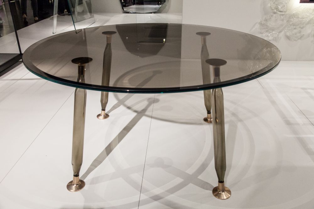 Round Glass Dining Table from Glass Italy Lady Hio