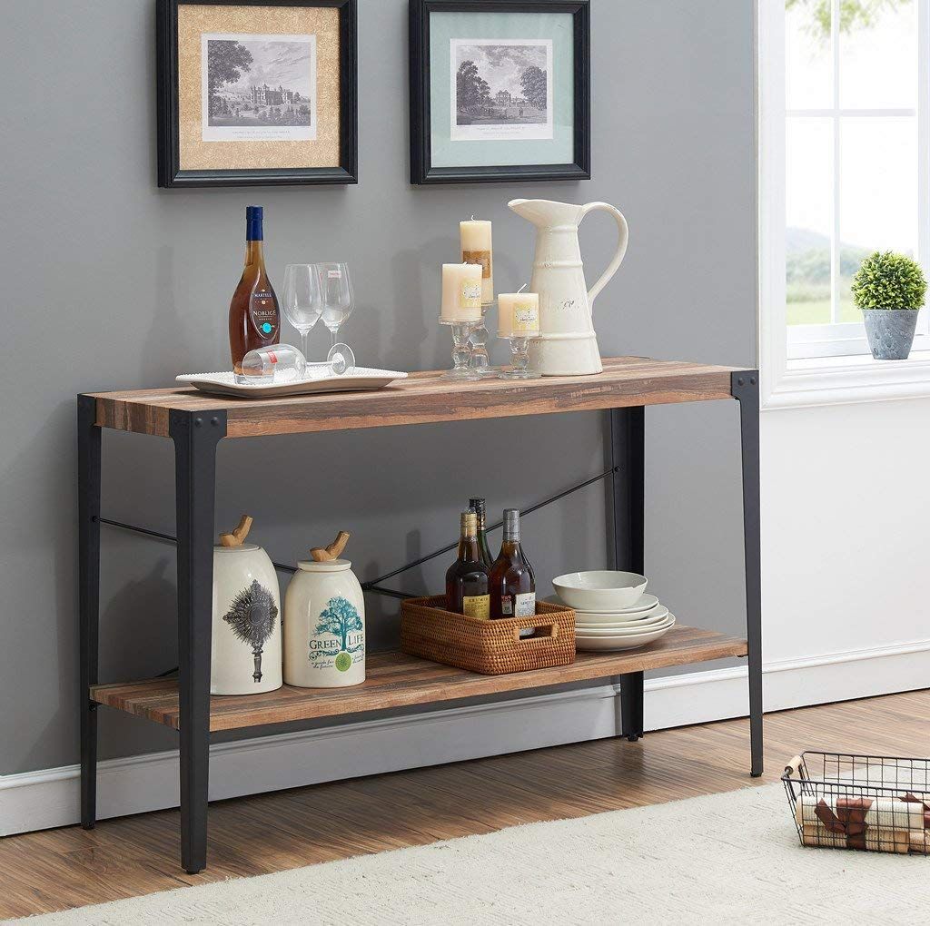 10 Rustic Sofa Table Designs You Can Easily Sneak Into Your Modern Home