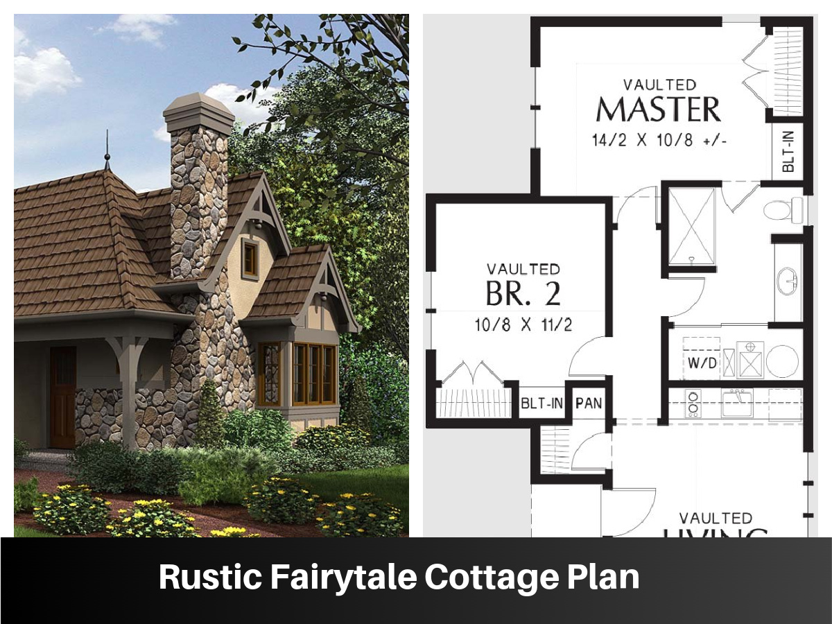 Rustic Fairytale Cottage Plan