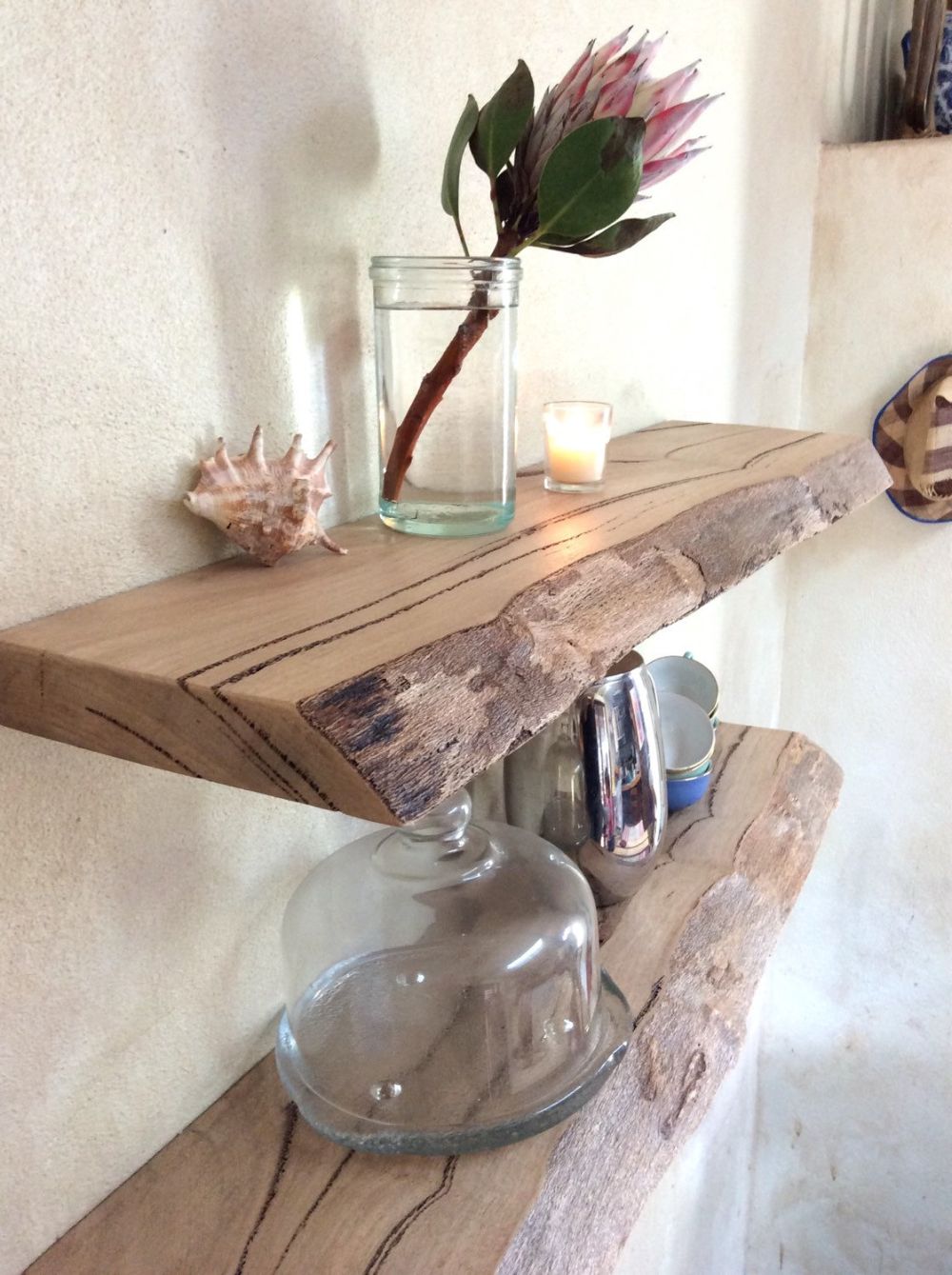 Rustic Floating Shelves