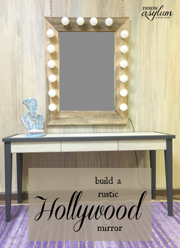 Rustic Hollywood Mirror