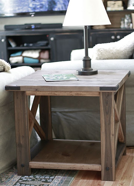 Rustic Side table design